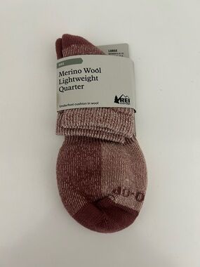 REI Merino Wool Lightweight Quarter Socks